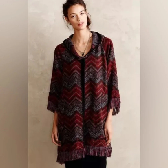 Anthropologie Hei Hei Mesilla Jacquard Coat - Picture 2 of 7